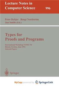 Types for Proofs and Programs
