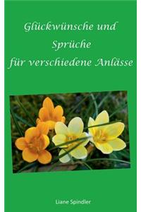 Glückwünsche und Sprüche für verschiedene Anlässe