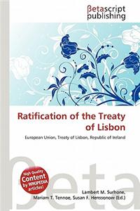 Ratification of the Treaty of Lisbon