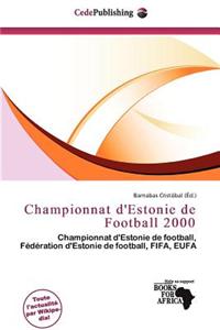 Championnat D'Estonie de Football 2000