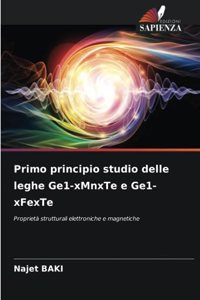 Primo principio studio delle leghe Ge1-xMnxTe e Ge1-xFexTe
