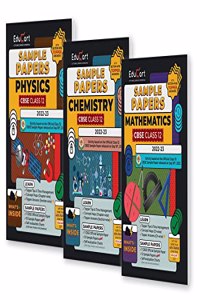 Educart CBSE Class 12 Sample Papers 2022-23 Bundle - Physics, Chemistry and Maths (3 books) 2022