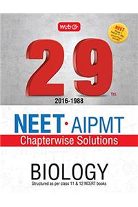 29 Years NEET-AIPMT Chapterwise Solutions - Biology