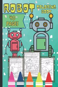 Robot Animals Coloring Book