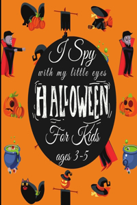 I Spy Halloween with my little eyes book for kids ages 3-5