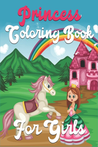 Princess Coloring Book For Girls