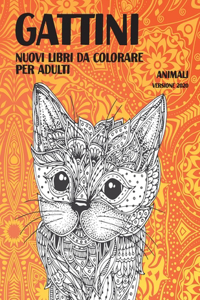 Nuovi libri da colorare per adulti - Versione 2020 - Animali - Gattini