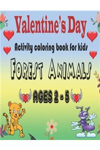Valentine's day Activity book For Kids Ages 2-5