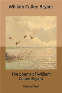 The poems of William Cullen Bryant