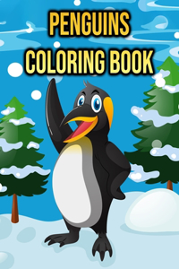 Penguins Coloring Book
