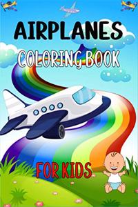 Airplanes Coloring Book for Kids