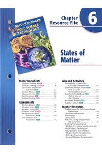 North Carolina Holt Science & Technology Chapter 6 Resource File: States of Matter