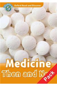 Read and Discover Level 5 Medicine Then and Now Audio CD Pack