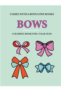 Coloring Books for 2 Year Olds (Bows)