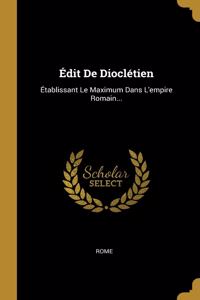 Édit De Dioclétien