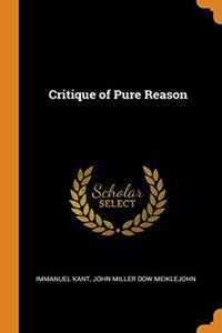 Critique of Pure Reason