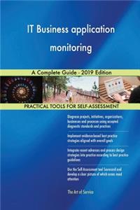 IT Business application monitoring A Complete Guide - 2019 Edition