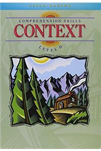 Steck-Vaughn Comprehension Skill Books: Student Edition Context Context