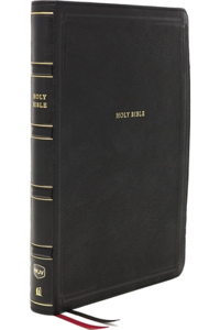 Nkjv, Deluxe Thinline Reference Bible, Large Print, Leathersoft, Black, Thumb Indexed, Red Letter Edition, Comfort Print