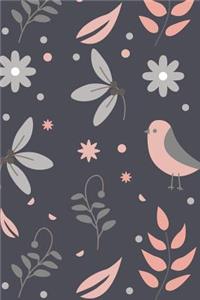 Floral Bird Notebook