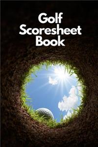 Golf Scoresheet Book