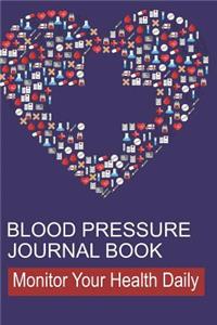 Blood Pressure Journal Book
