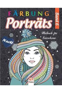 Porträts Färbung 6 - Nacht