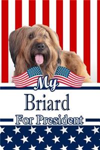 My Briard for President