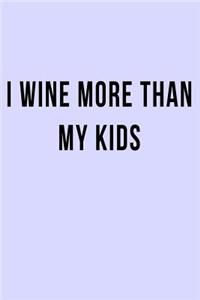 I Wine More Than My Kids
