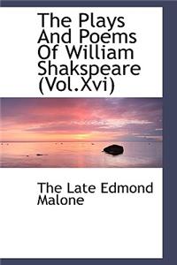 The Plays and Poems of William Shakspeare (Vol.XVI)