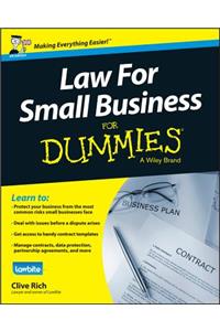 Law for Small Business for Dummies - UK