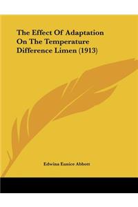 The Effect Of Adaptation On The Temperature Difference Limen (1913)