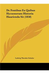 de Fontibus Ex Quibus Hycsosorum Historia Haurienda Sit (1858)