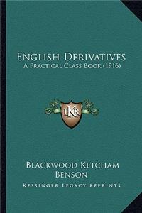 English Derivatives