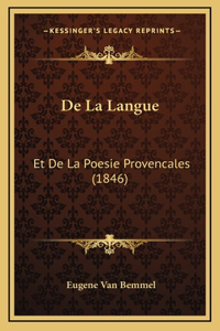 De La Langue