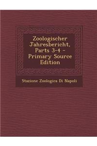 Zoologischer Jahresbericht, Parts 3-4