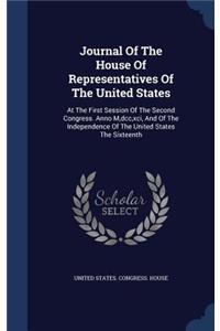 Journal Of The House Of Representatives Of The United States