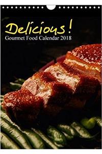 Delicious! Gourmet Food Calendar / UK-Version / Organizer 2018