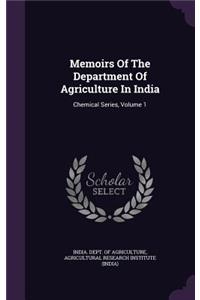 Memoirs of the Department of Agriculture in India