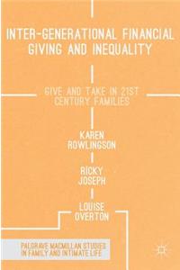 Inter-Generational Financial Giving and Inequality