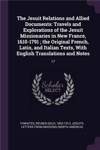 Jesuit Relations and Allied Documents