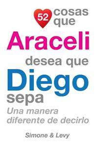 52 Cosas Que Araceli Desea Que Diego Sepa