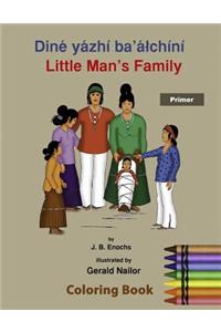 Little Man's Family Coloring Book