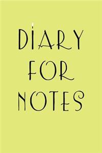 Diary For Notes