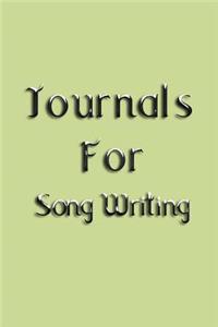 Journals For Song Writing