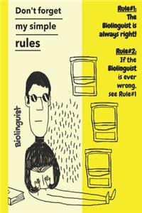Biolinguist Rules