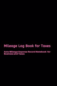 Mileage Log Book for Taxes