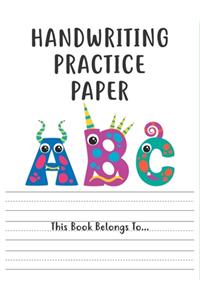 Handwriting Practice Paper