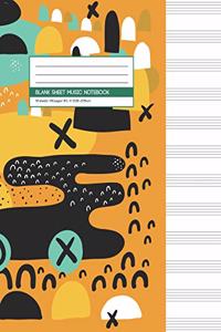 Blank Sheet Music Notebook
