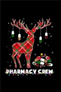 Buffalo Plaid Reindeer Pharmacist Pharmacy Crew Christmas